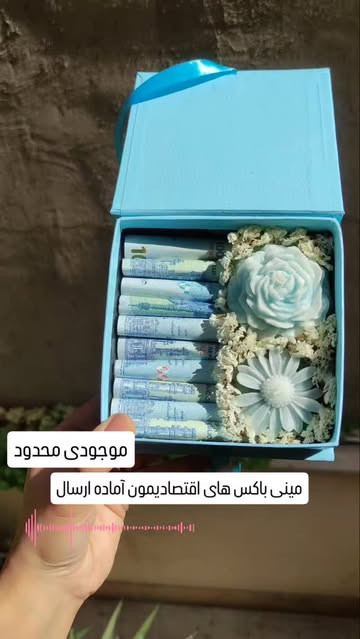 باکس گل و پول moonlight مینی کادوی فانتزی