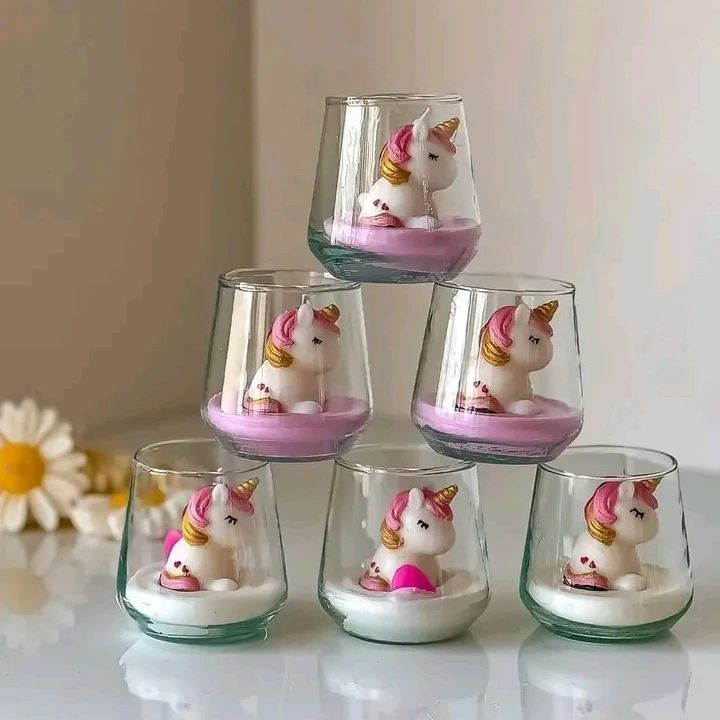 گیفت یونیکورن شات شیشه ای moonlight فانتزی و مناسب هدیه