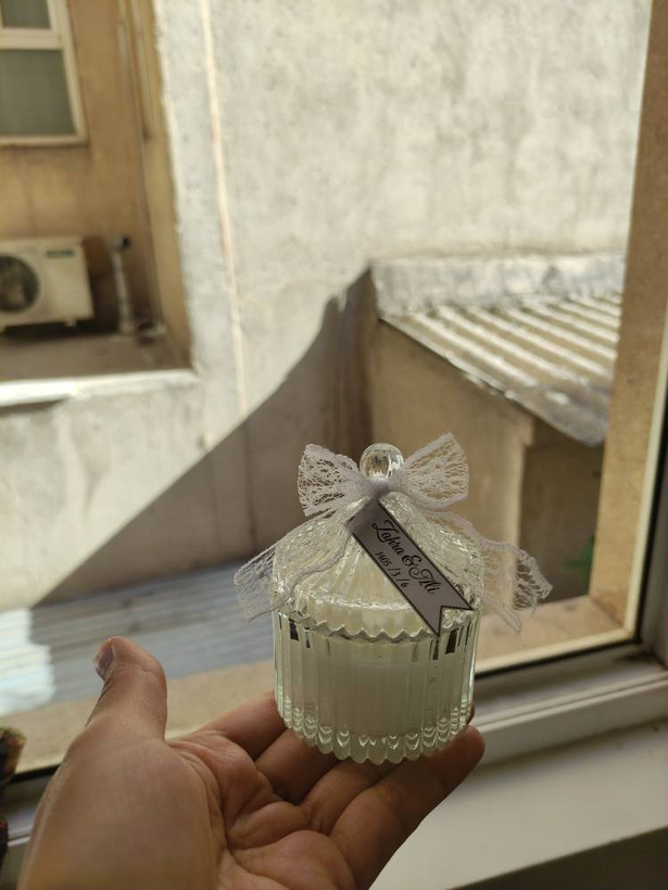گیفت شات شیشه ای گل moonlight هدیه ای ارزنده برای عقد و عروسی