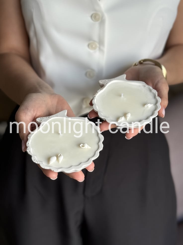 شات صدف سنگی moonlight دریایی برای هدیه و دکور