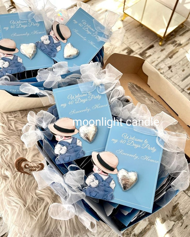 گیفت کارت شکلات moonlight طرح جدید برای هر مناسبتی با نوشته دلخواه