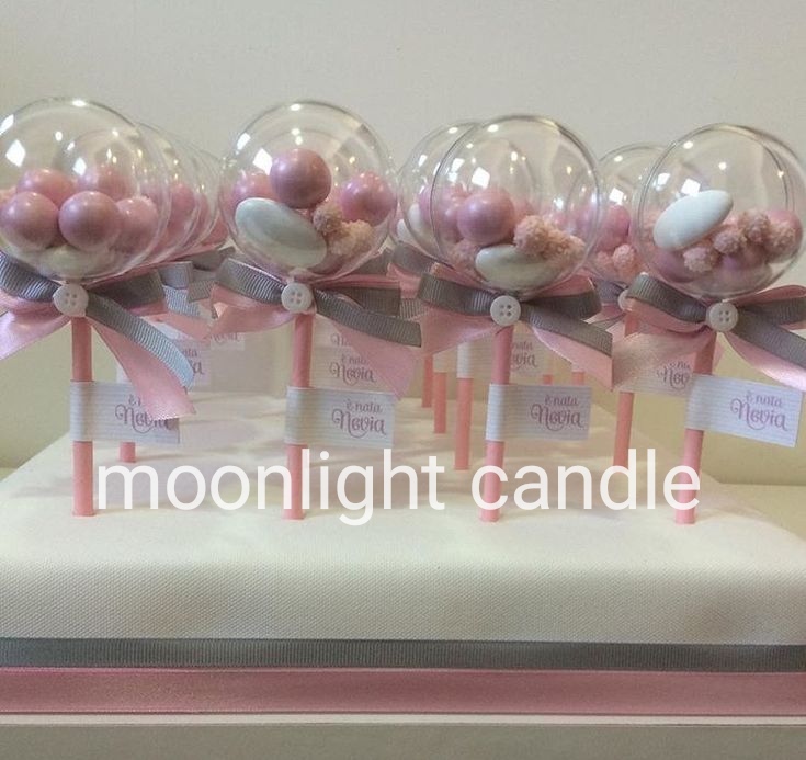 چوبک پلکسی گرد moonlight گیفت تزیینی با لیبل دلخواه