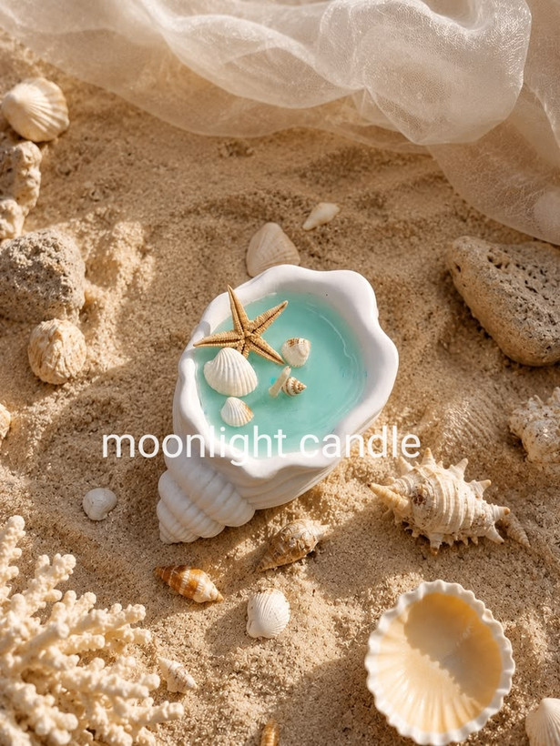گیفت شات صدفی moonlight با دیزاین خاص و فانتزی