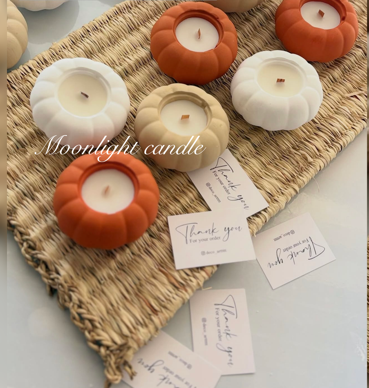 شات سنگی کدو moonlight برای دکور و عکاسی