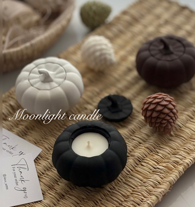 شات سنگی کدو moonlight برای دکور و عکاسی